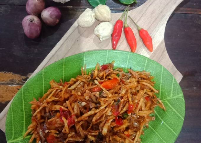 Sambal Kering Kentang Teri Medan