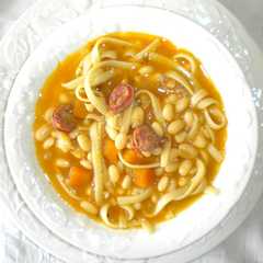 Una foto de Porotos con rienda