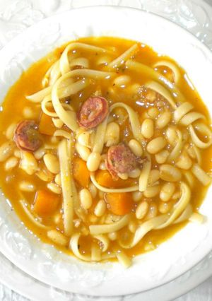 Una foto de Porotos con rienda