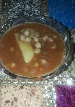 عکسی از دستور گوشت و لوبیا
