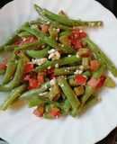 Ensalada de nopales y ejotes