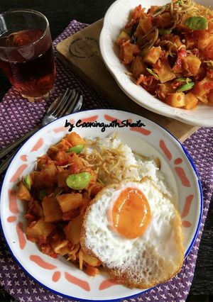 Foto resep Sambalado Kentang, Petai dan Teri