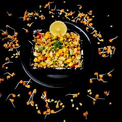 A picture of Desi Sprouts Chaat.