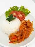 Ayam crispy asam manis pedas / ayam asam manis pedah mudah