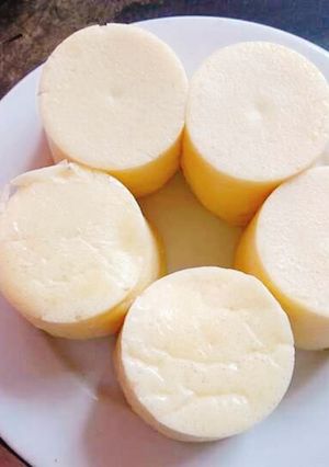 Hình của món Bánh bông lan hấp.