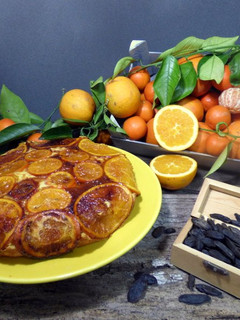 Foto de Bolo de Laranja e Tangerina aromatizado com fava Tonka!