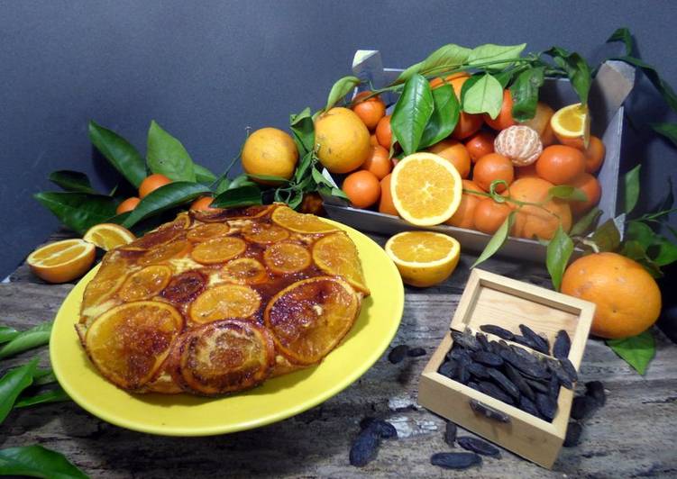 Bolo de Laranja e Tangerina aromatizado com fava Tonka!