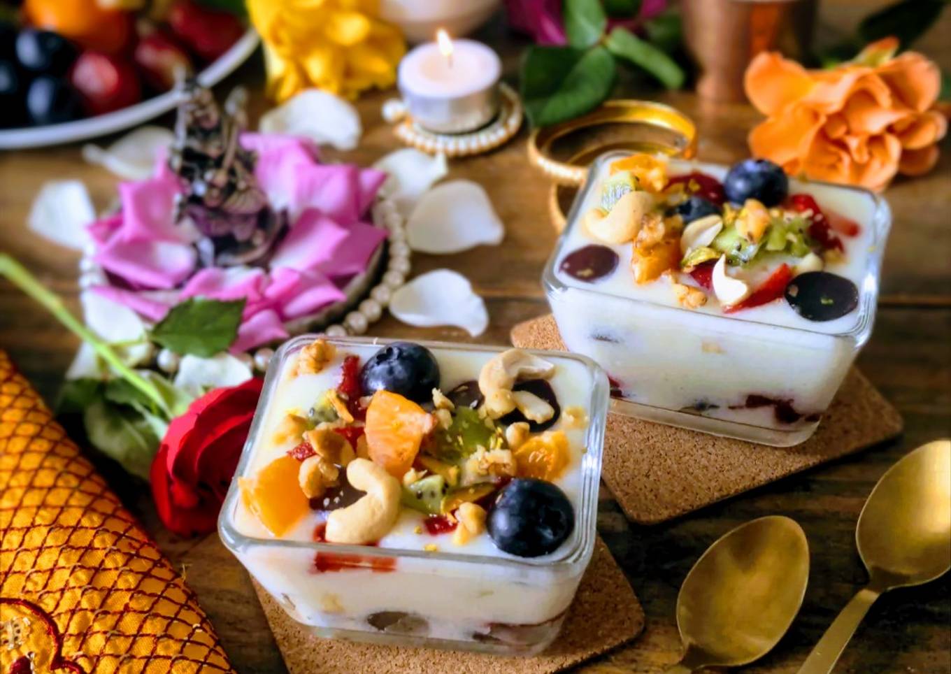 Vrat ka fruit custard