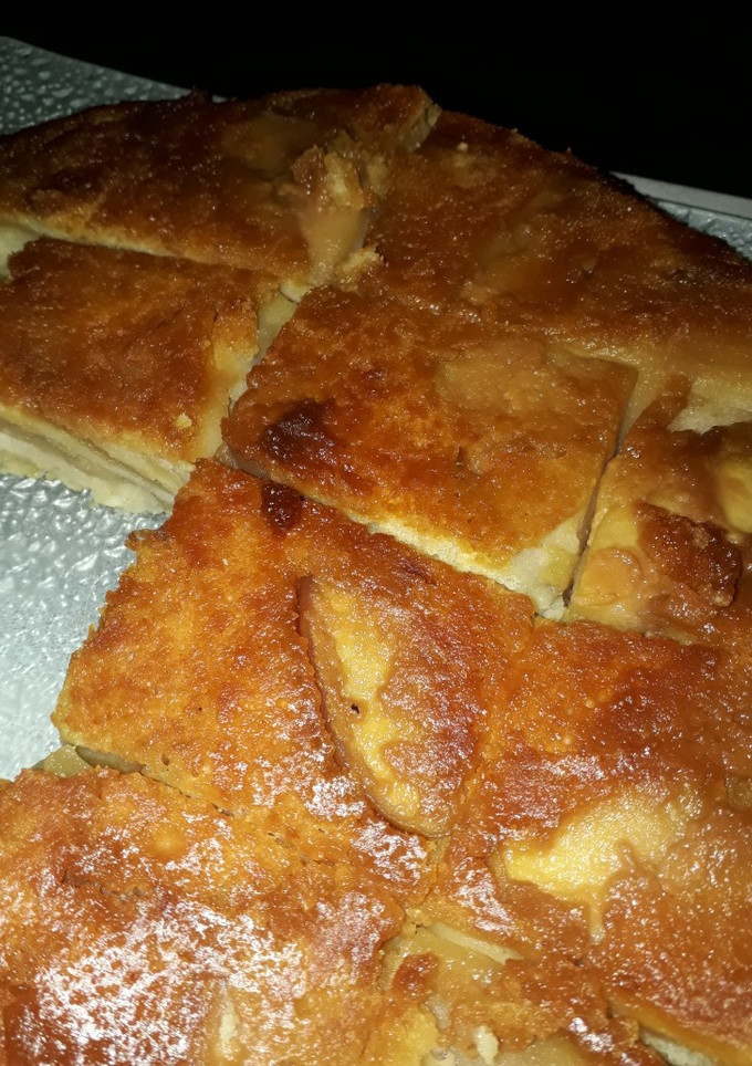Una foto de Torta buenísima de manzana!!♡
