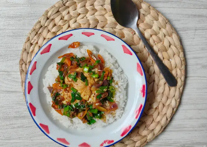 Nasi Telur Ceplok Kecap