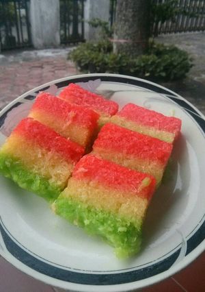 Foto resep Singkong Pelangi Jawa