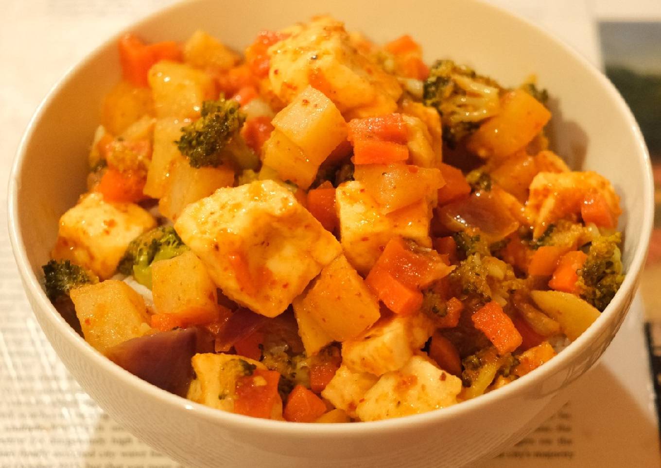 Mixed Indian Thai Vegetables