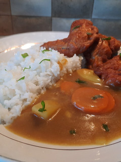 Foto resep CHICKEN WINGS CURRY RICE / JAPANESE FOOD