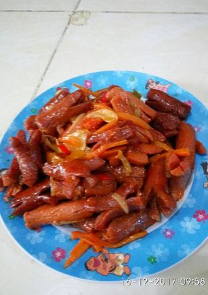 Foto resep Sosis saos asam manis