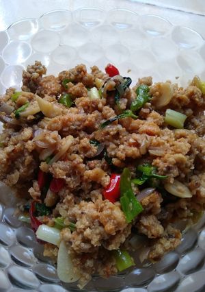 Foto resep Oseng oncom kemangi