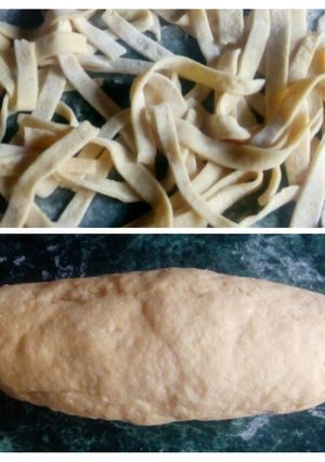Una foto de Fideos caseros