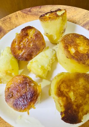 A picture of Ghee-Roasted Sweet Potatoes.