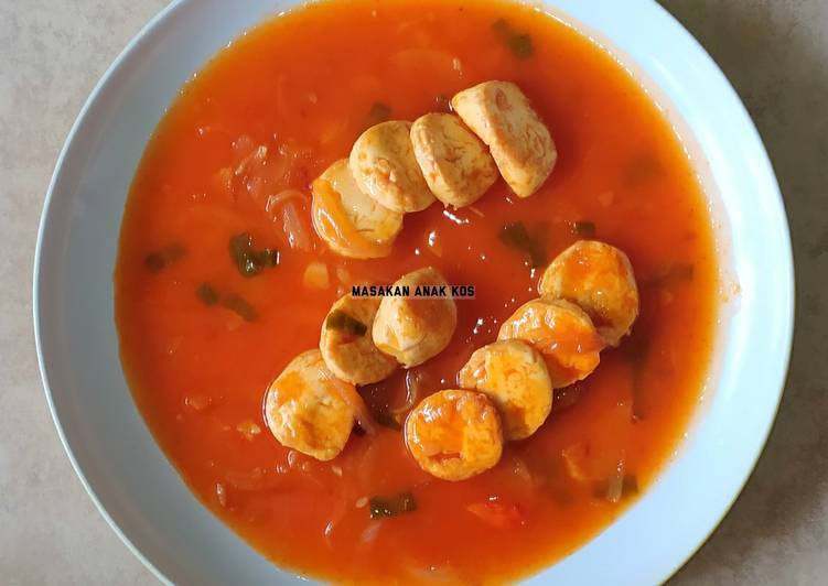 Sapo Tahu Asam Manis Pedas (Rp 6.000)