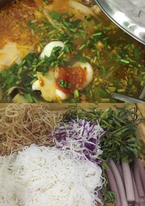 Hình của món Lẩu Cá Lăng Nam Bộ.