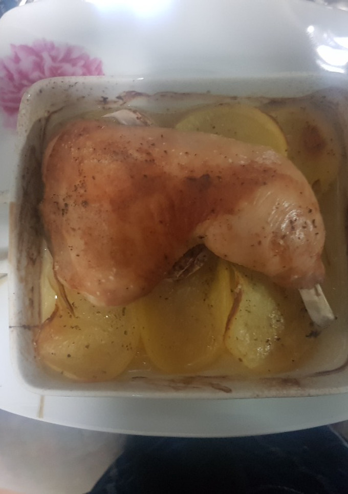 Una foto de Cuarto de pollo asado      36