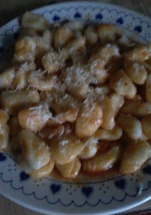 Una foto de Ñoquis caseros