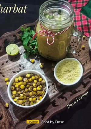 A picture of Sattu Sharbat / Savoury Sattu Drink.