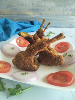 A picture of Grilled mutton chops.