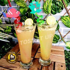 A picture of Plain Shikanji And Soda Shikanji With Homemade Shikanji Powder Summer Drink.