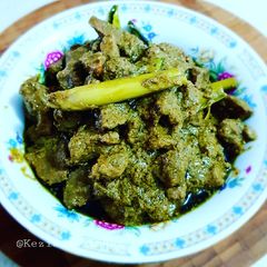 A picture of Green Curry Lamb.