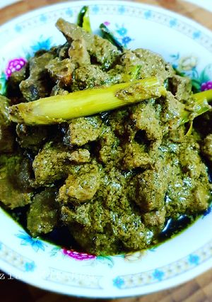 A picture of Green Curry Lamb.