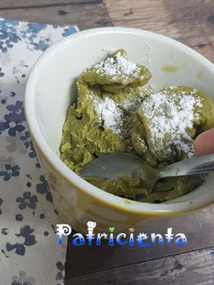 Una foto de Mug cake de Té Matcha