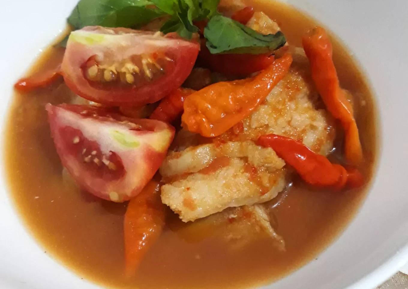 Sup ikan dori asam pedas