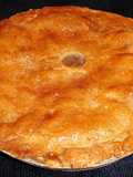 Pie de manzana clásico estado unidense