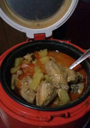 Foto resep Kari Ayam Rice Cooker