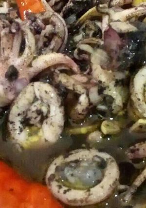 Foto resep Tumis Cumi Hitam Yummy..!