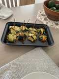 Envueltos de zapallito italiano (calabacín)