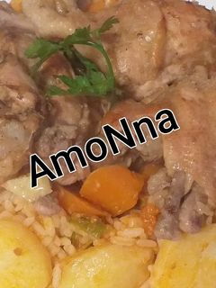 صورة لوصفة مقلوبة الارز