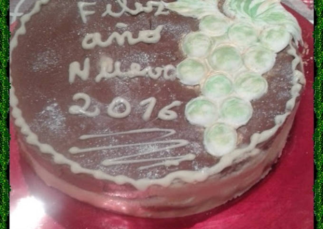 Tarta de tiramisú con chocolate