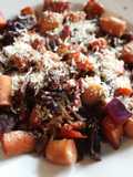 Lunes con revuelto de miercolesss y ensalada de perlasss