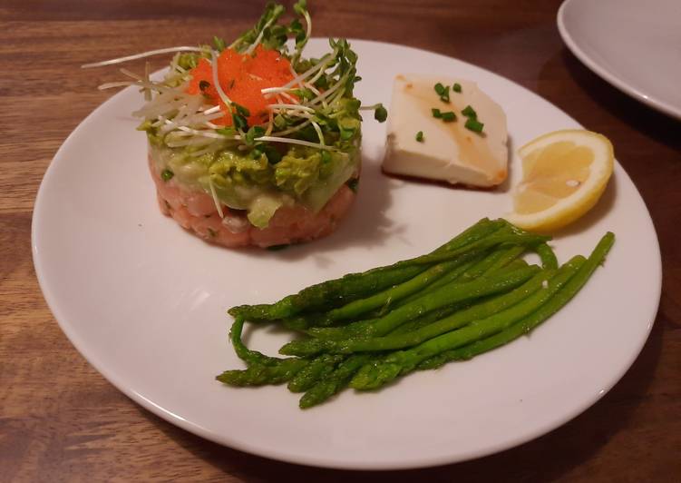 Recipe of Favorite Japanese-inspired salmon stack