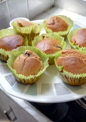 Una foto de Muffin de arándanos