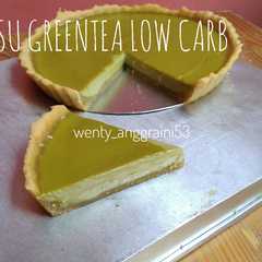 Pie susu greentea (low carb) menu diet রেসিপির প্রধান ছবি