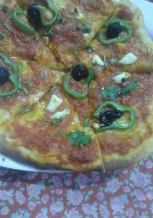 صورة لوصفة بيتزا رايعة