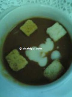 صورة لوصفة طريقة عمل شوربه الطماطم