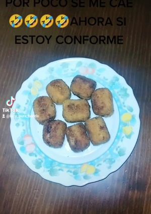 Una foto de Croquetas de jamón serrano a mi manera