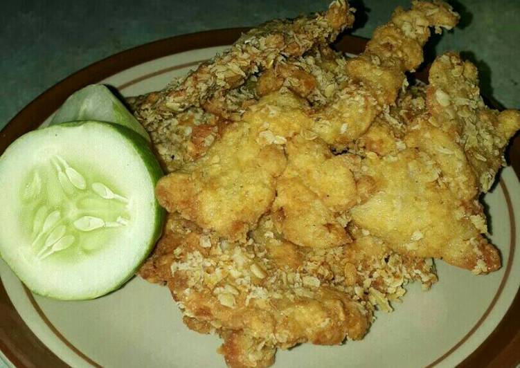 Resep Oatmeal chicken fillet Anti Gagal