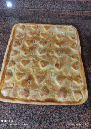 Una foto de Pastel de membrillo al horno