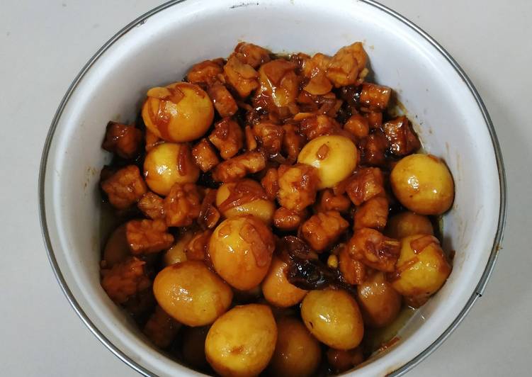 Tempe Tumis Telur Kecap