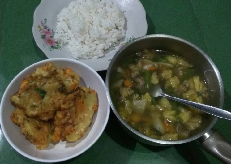 Resep Sop campur tetelan ala jomblo Yang Enak Banget