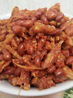 Foto resep Balado teri tempe kacang